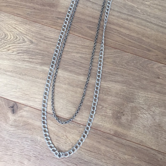 NEW American Eagle long double scoop necklace - Picture 2 of 3